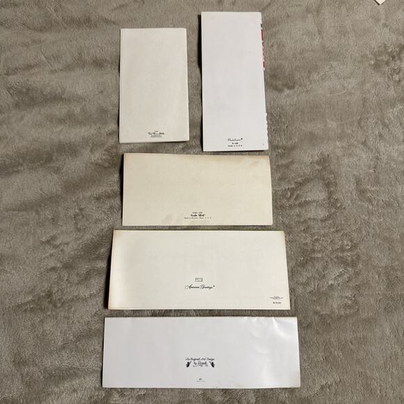 Vintage Lot Of Five Christmas Cards - Picture 4 of 5